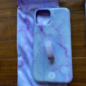 iPhone 11 Pro Purple Marble Loopy Case